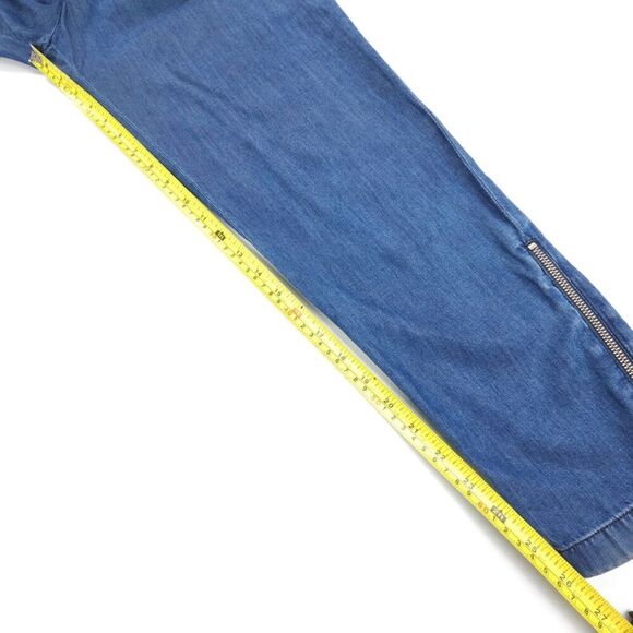 ALLSAINTS Eliza Slouchy Denim Trouser Chambray Jogger Pants Lagenlook Boho Lagom - Picture 4 of 8